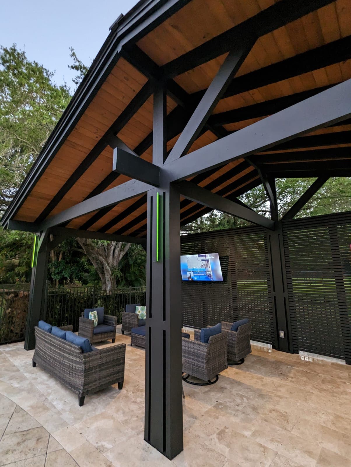 Pérgola exterior madera - Pensilvania  