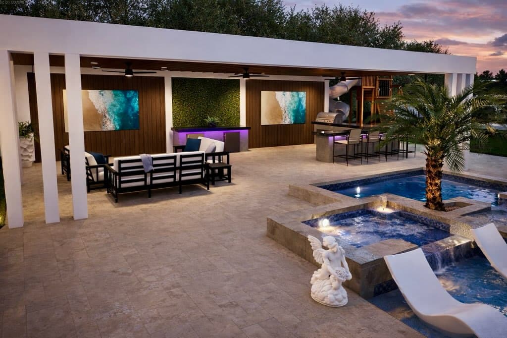 Pergolas modernas de lujo