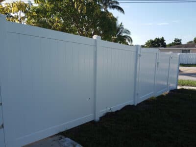 (PVC) Fence Installation