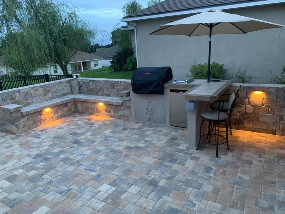 Outdoor Island Kitchen