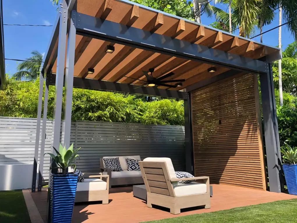 Custom Aluminum & Wood Pergolas
