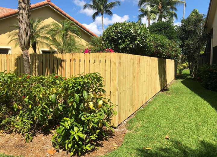 Wood fences